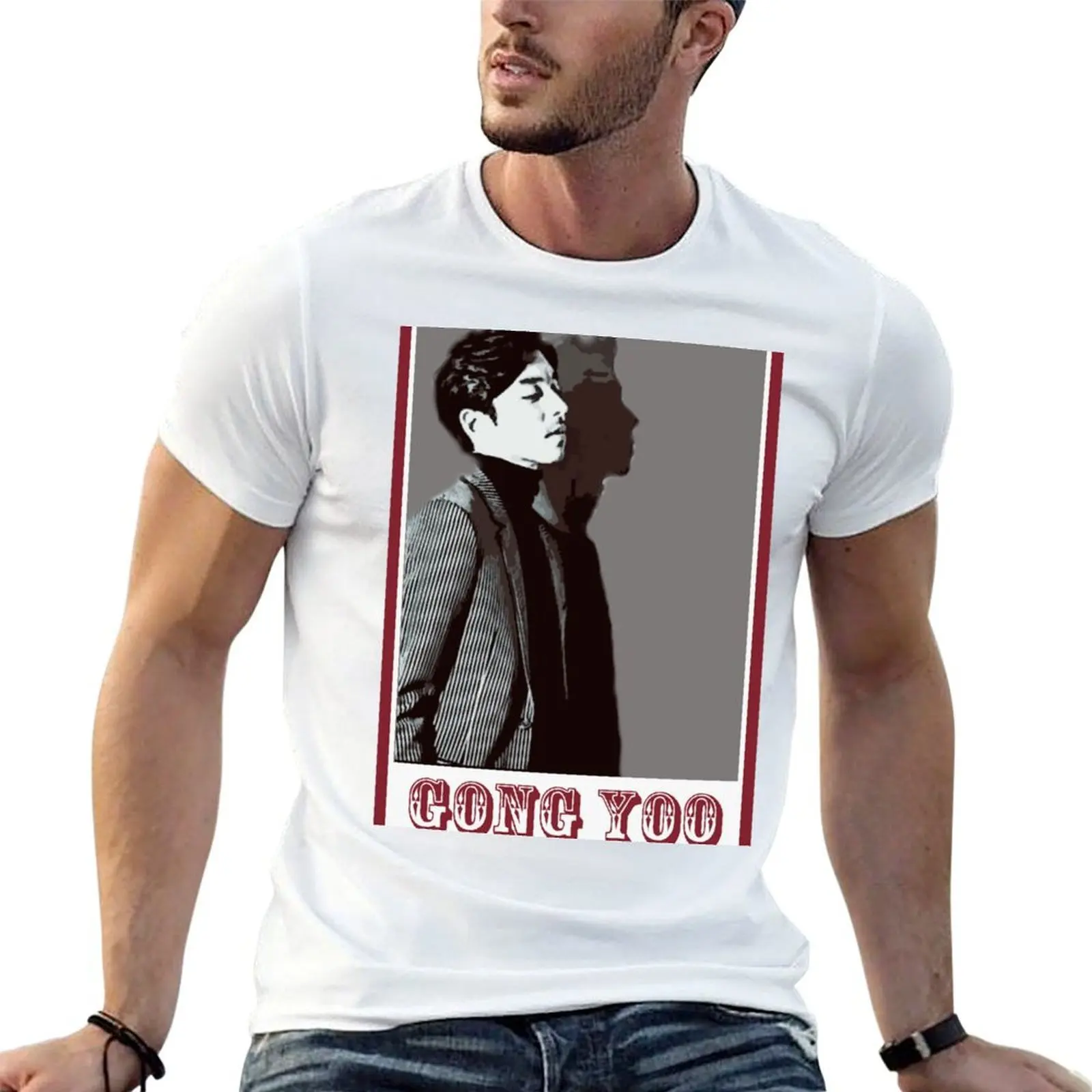 

Gong Yoo, Gong Ji Cheol, Goblin, Train To Busan T-Shirt t shirts for man pack white cotton t shirts man 100% T-Shirt