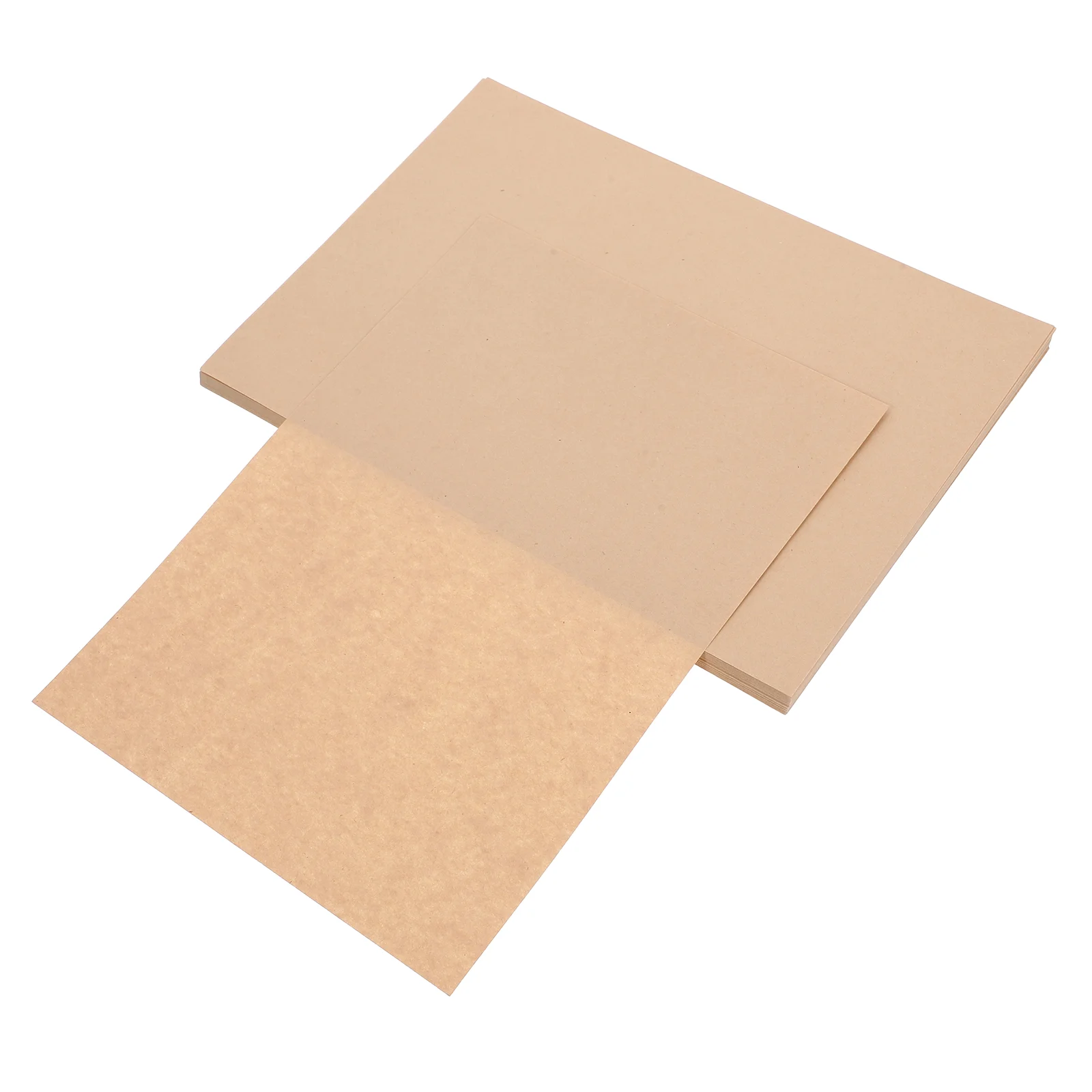 

50 Sheets Vintage Kraft Paper Stationary Lined Stationery Writing Letter Elegant for Letters Brown Card