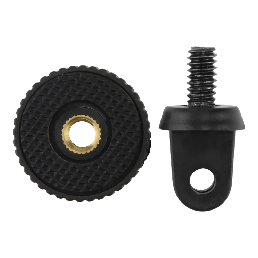 Wholesale アクションカメラミニ三脚アダプタ1/4 ''screwマウント移動プロヒーロー7 6 5ソニー李4 18k SJ4000 SJ5000 H9囲碁プロアクセサリー