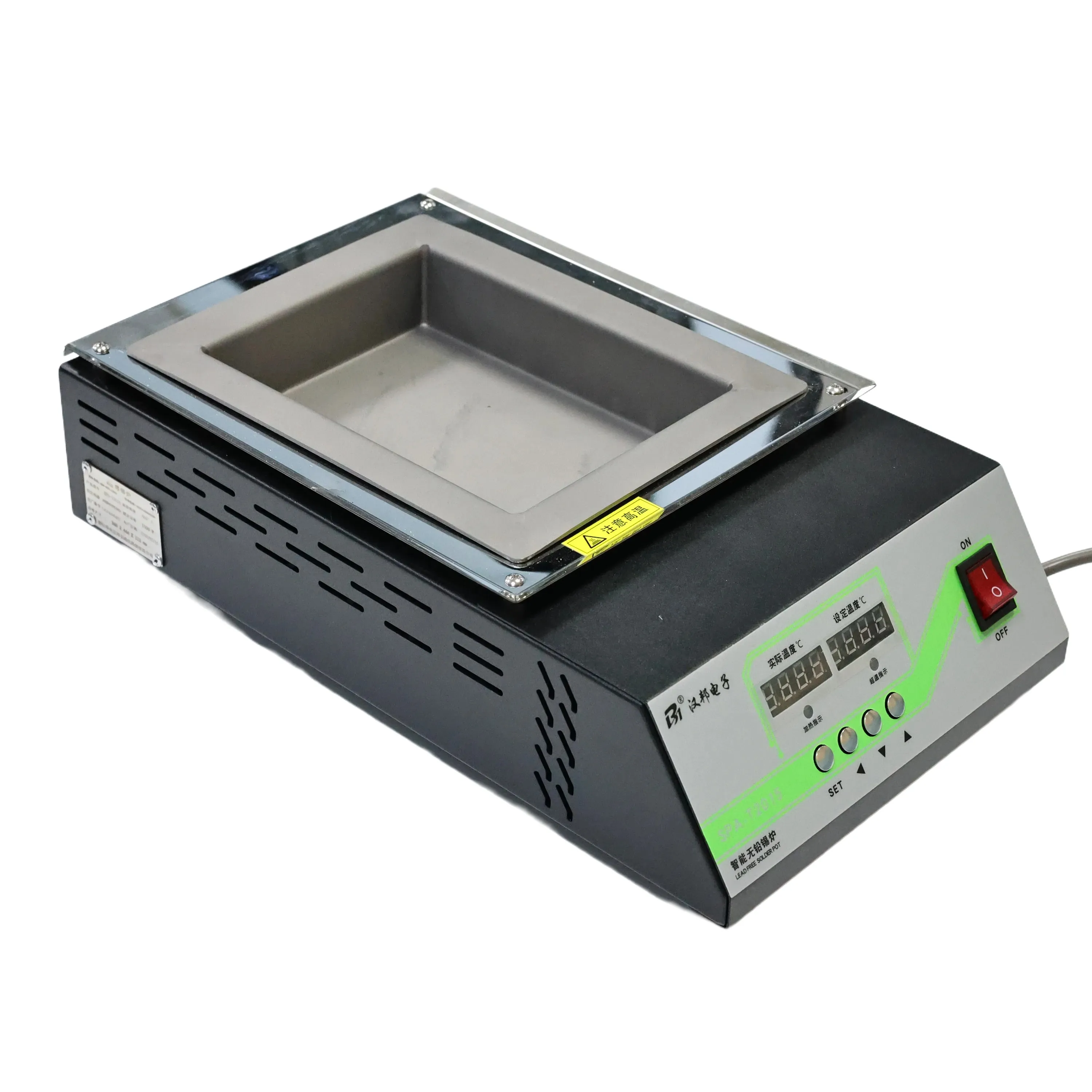 

SPA-T2015 Solder Pot Tin Melting Furnace Thermoregulation Soldering Desoldering Bath for Smelting Lead-free Tin Melting Furnace