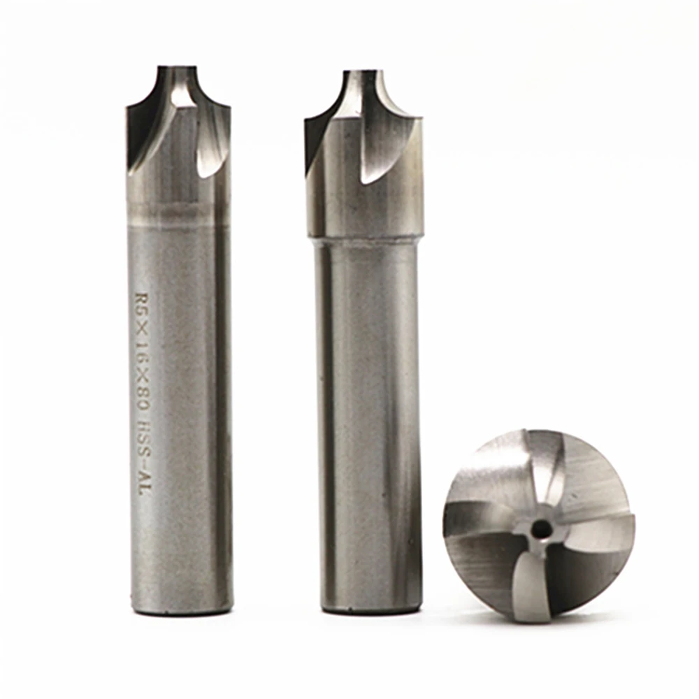 NEW 1Pcs Corner Rounding End Mill HSS R Angle Fillet Radius Quarter Circle Cutter 2&4 Flute Inch Machine Tool R1 R2 R3 R4 R5 R20