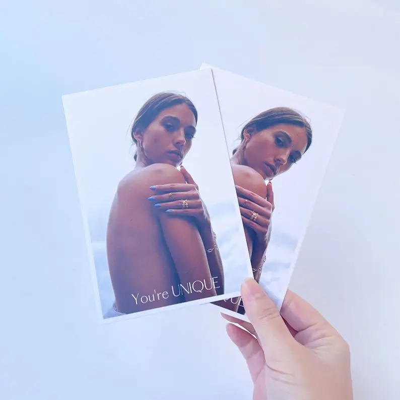 custom. Oem High-End Digital Business Card Marketing Promotion Gift Thank You Greeting Cards Custom With Logo