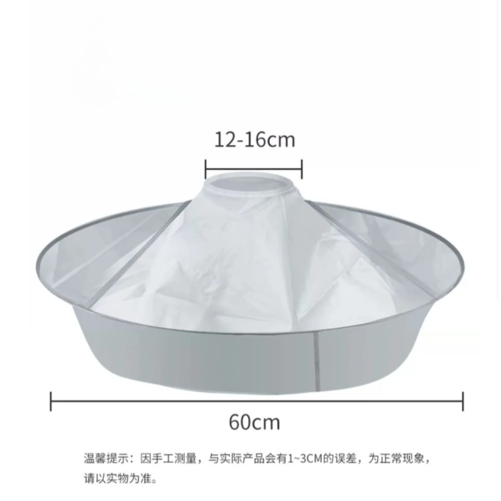 1pc DIY Hair Cutting Cloak Umbrella Design Cover, Suitable For Salon Barber Cutting Cloak Wrap, Foldable Waterproof And Portable