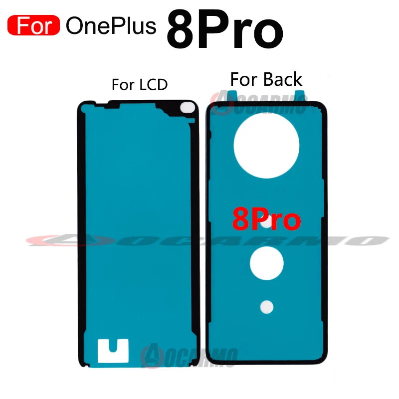 Back Cover Adhesive + Front LCD Glue Tape For OnePlus 1+8 7 8T 7Pro 8 Pro Full Set Sticker Replacement Part