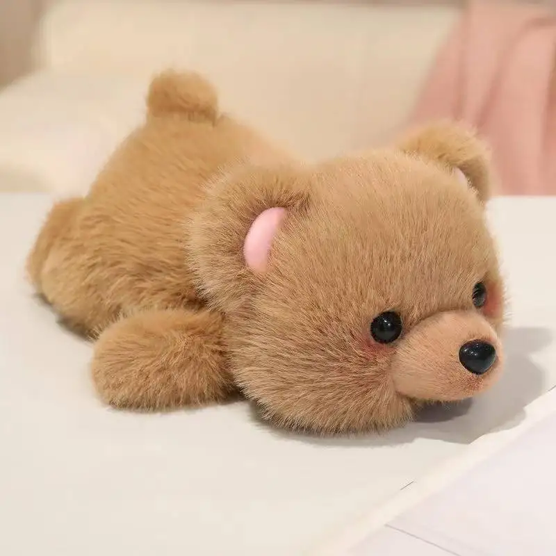 Hurtownia Najnowsze Pluszowe Zabawki: Leżący Królik, Panda Ruda, Słonik Dziecięcy, Kawaii, Kreskówkowe, Anime, Urocza Poduszka, Prezent Urodzinowy dla Dzieci