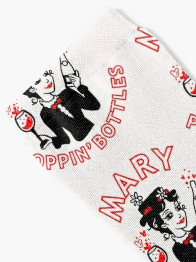 Mary Poppin Bottles Glitter Socks Men's Stockings man Socks Female Men's