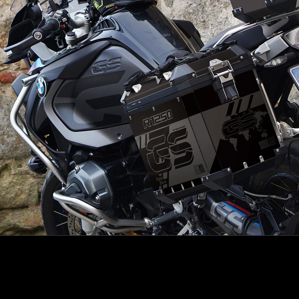 For BMW Panniers 40 Years GS R1250GS Adventure 2019-2021 Motorcycle Aluminum Box Reflective Sticker