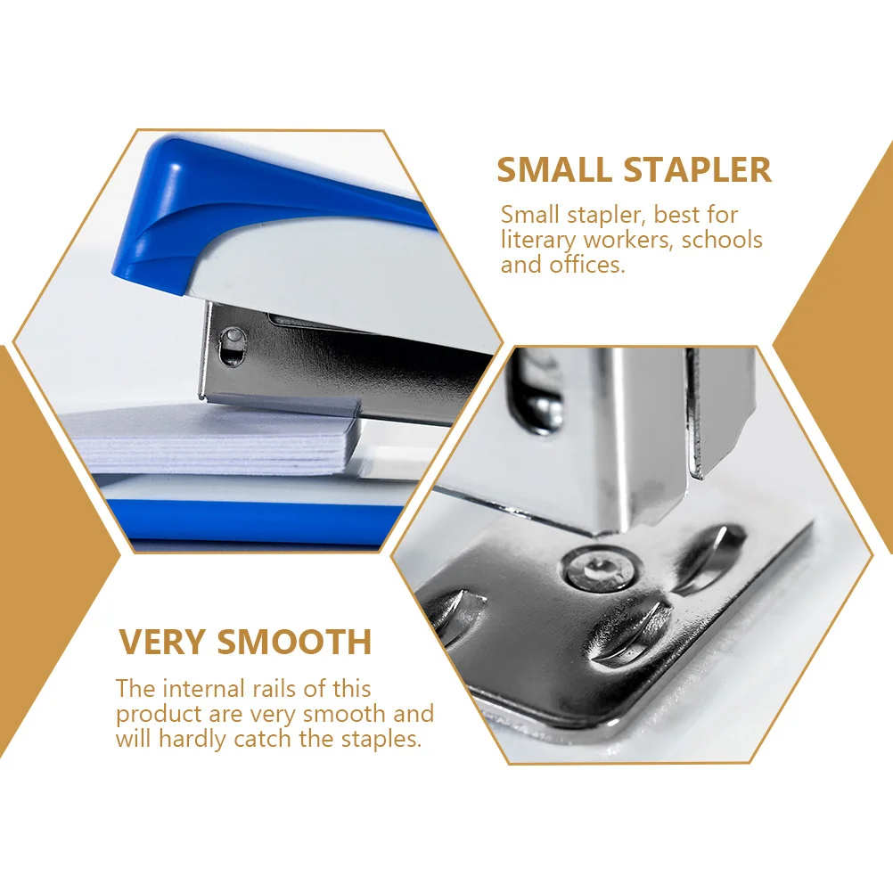 

2Pcs Staplers Metal Standard Medium 24 6 Office Desk Stapler Lightweight Portable Binding Tool Stapler Book Binding Tool
