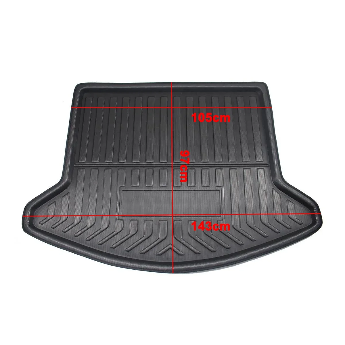 2nd Cargo Liner Boot Tray Rear Trunk Cover Matt Mat Floor Carpet Kick Pad Mud Non-slip Mat For Mazda CX-5 CX5 MK2 2017 2018 2019