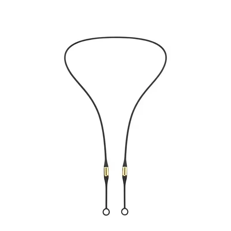 Cordon magnétique pour bouchons d'oreilles avec corde de sécurité résistante – Support en silicone flexible pour bouchons d'oreilles détachables, réutilisable et ajustement sécurisé