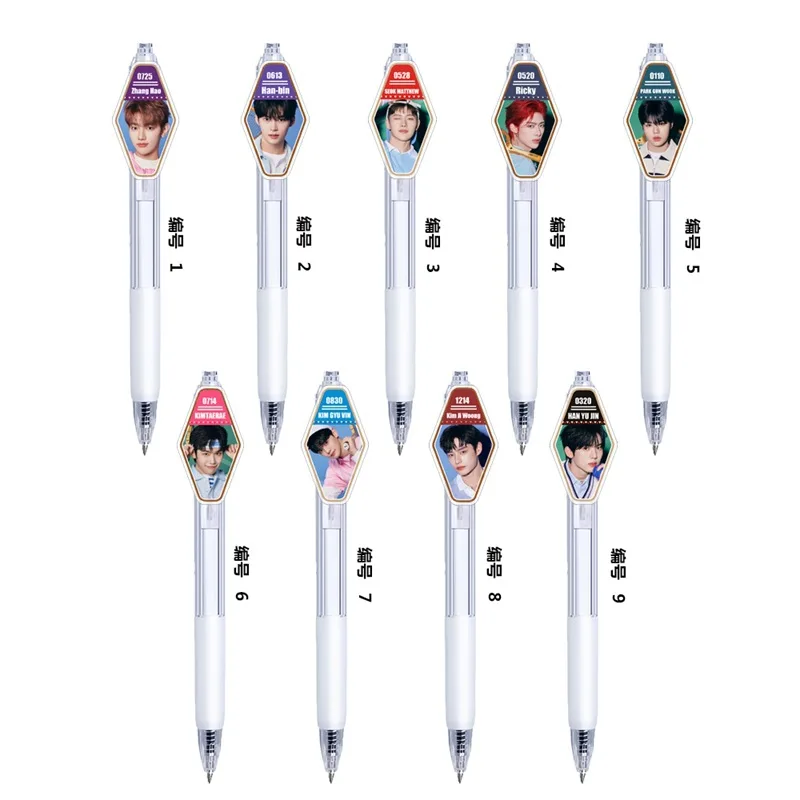 

ZEROBASEONESame Style Ballpoint Pen Star Character Photo Pen Student Pen Supplies Ricky ZHANGHAO HAN YU JIN ZB1Fans Gifts