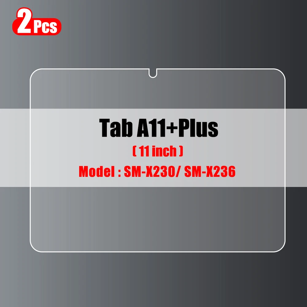 2 STKS Gehard Glas Screen Protector voor Samsung Galaxy Tab S11 Ultra S10 Fe Plus Tab S10 Lite A11 Plus A9 A11 + A9 + Film