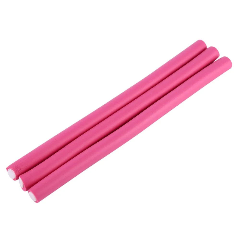 10Pcs/Set Soft Foam Soft Hair Rollers Flexi Rods 24cm Length Hair Curl Rollers Bendy Rollers 8mm Diameter Foam Hair Rollers