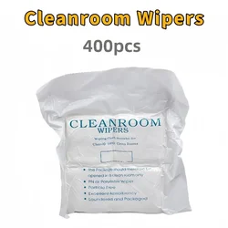 Screen Dust Removal Microfiber Cloth For Mobile Phone 400pcs/bag 4inch 10x10cm Camera Lens Anti-static Cleanroom Soft Wipers