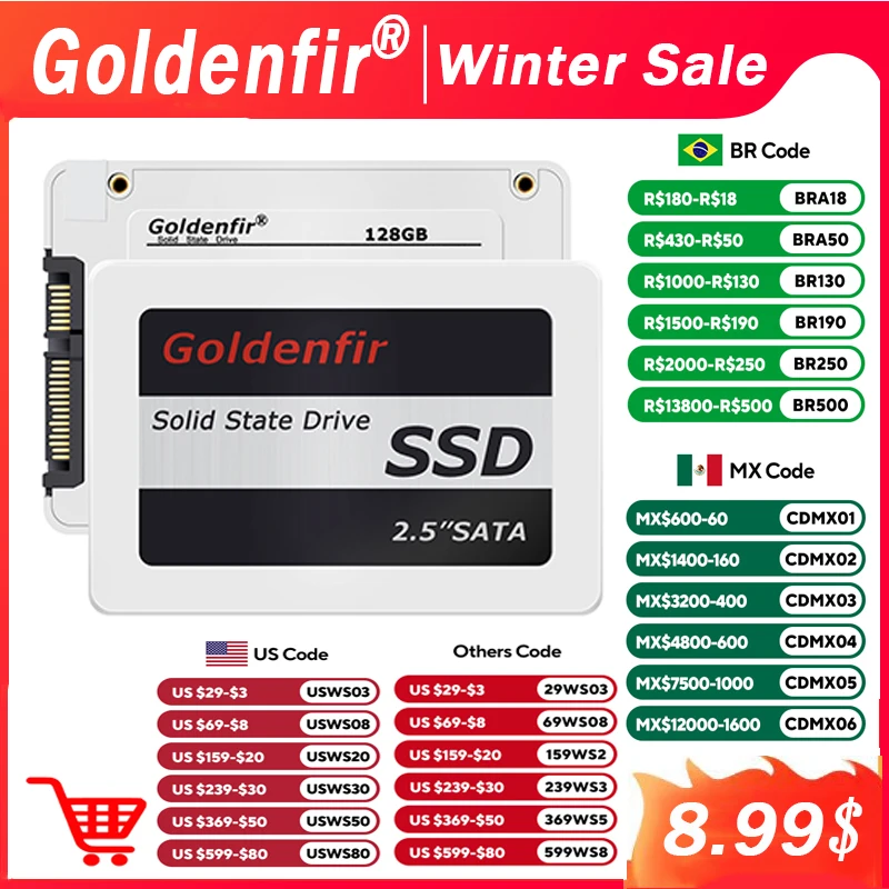 Hard drive disk 128GB 256GB 360GB 480GB 180GB 2.5 ssd 2TB 1TB  solid state drive disk for laptop desktop 240GB 120GB