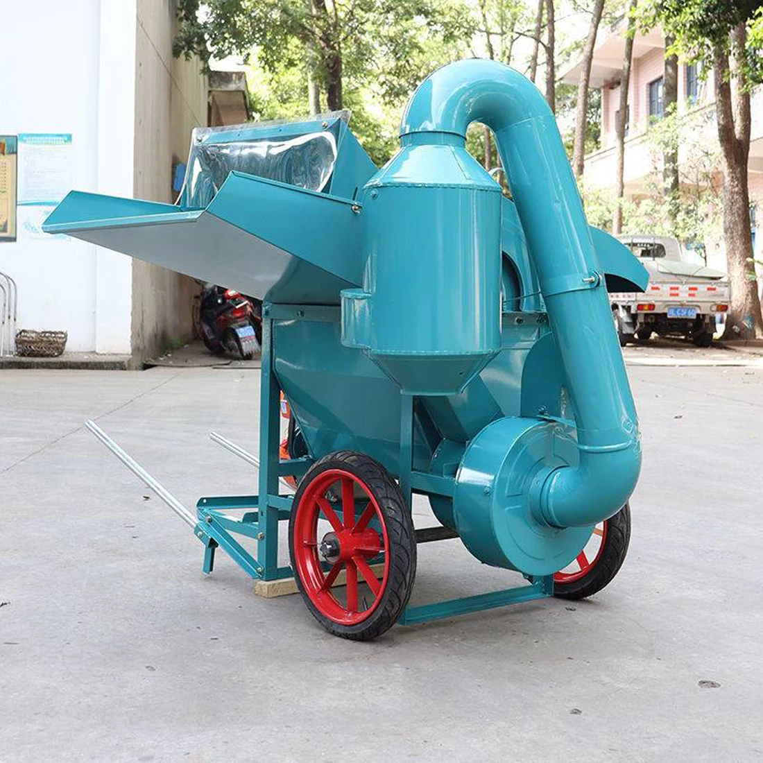 Rapeseed multi-function thresher is fully fed into small household wheat, rice, soybean, sesame, sorghum