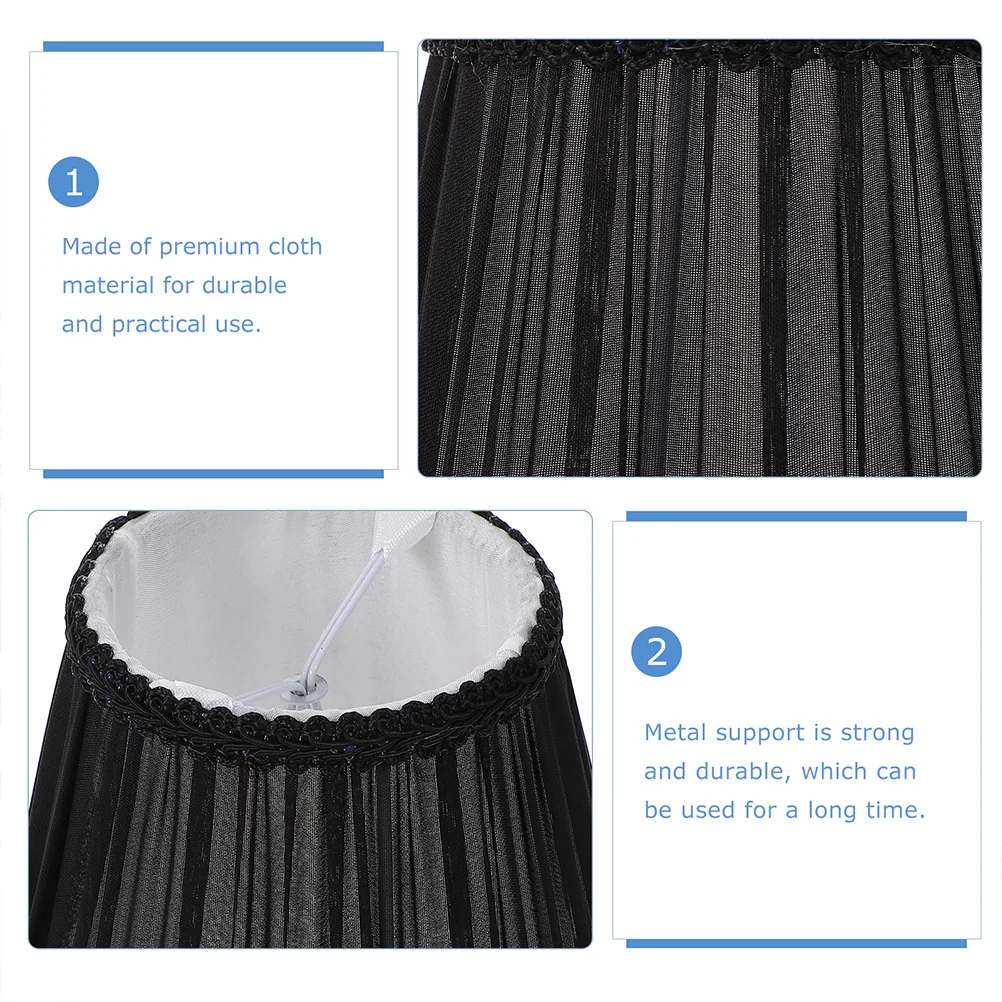 

6pcs Cloth Lampshade For Desk Floor Wall Lamp Dust Proof Light Cover Soft Fabric Shade Decorative Lighting Warm Atmosphere Home