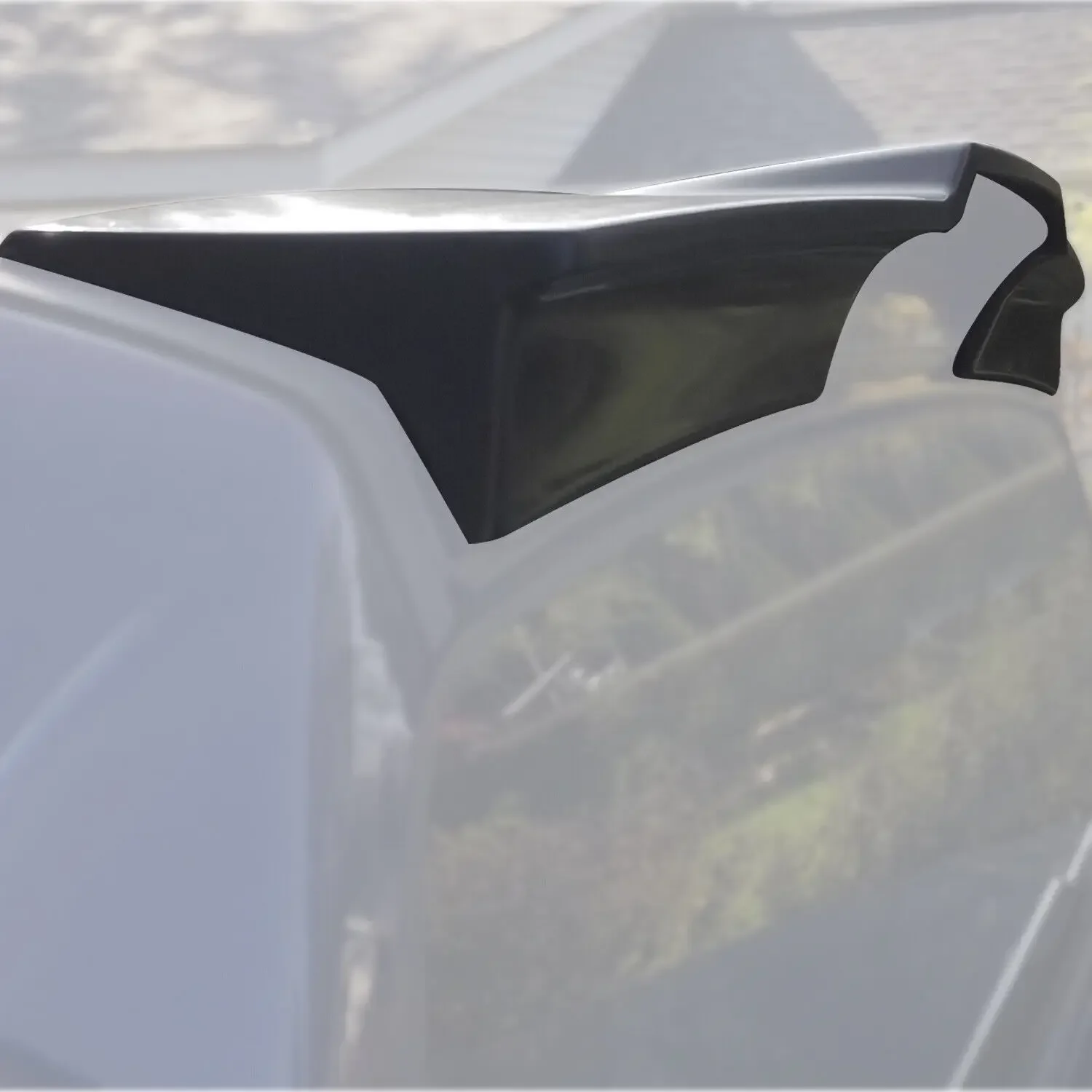 Replacement For 983379 Truck Cab Spoiler Compatible For Ford 2009-2014 F150 F-150 All Cab Size Matte Black
