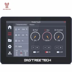 BIGTREETECH Panda Touch 5-дюймовый мультипринтер с сенсорным экраном, обновление беспроводного управления для 3D-принтера Bambu Lab X1 P1 BambuLab A1