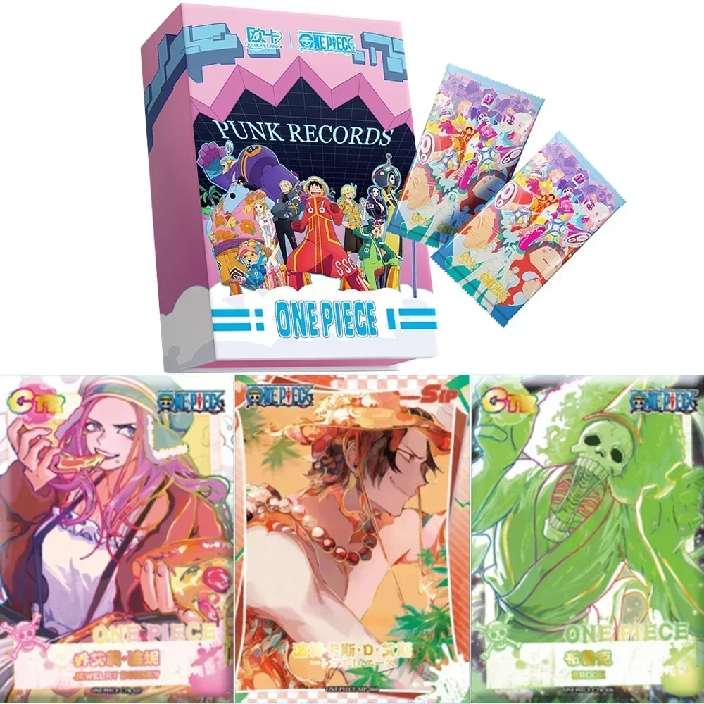 One Piece Card Rush To The Future Chapter Collection Edition Colorful Gold Card Graffiti Style Collection Card Toys Gifts