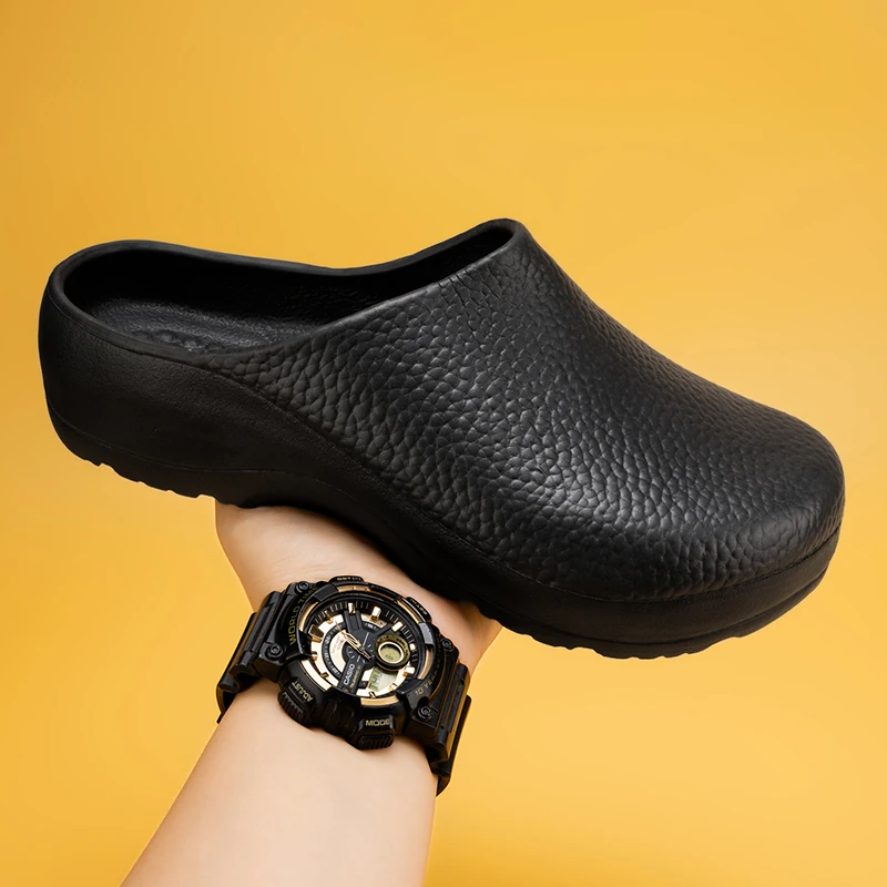 

Men and Women Fashion Mule Shoes Garden Clogs Waterproof Anti-Slip Shoes Comfortable Slippers Men Workers Outdoor Shoes