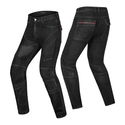 Pantalones vaqueros con Red transpirable para montar en motocicleta, equipo anticaída, equipo de certificación CE, PK719