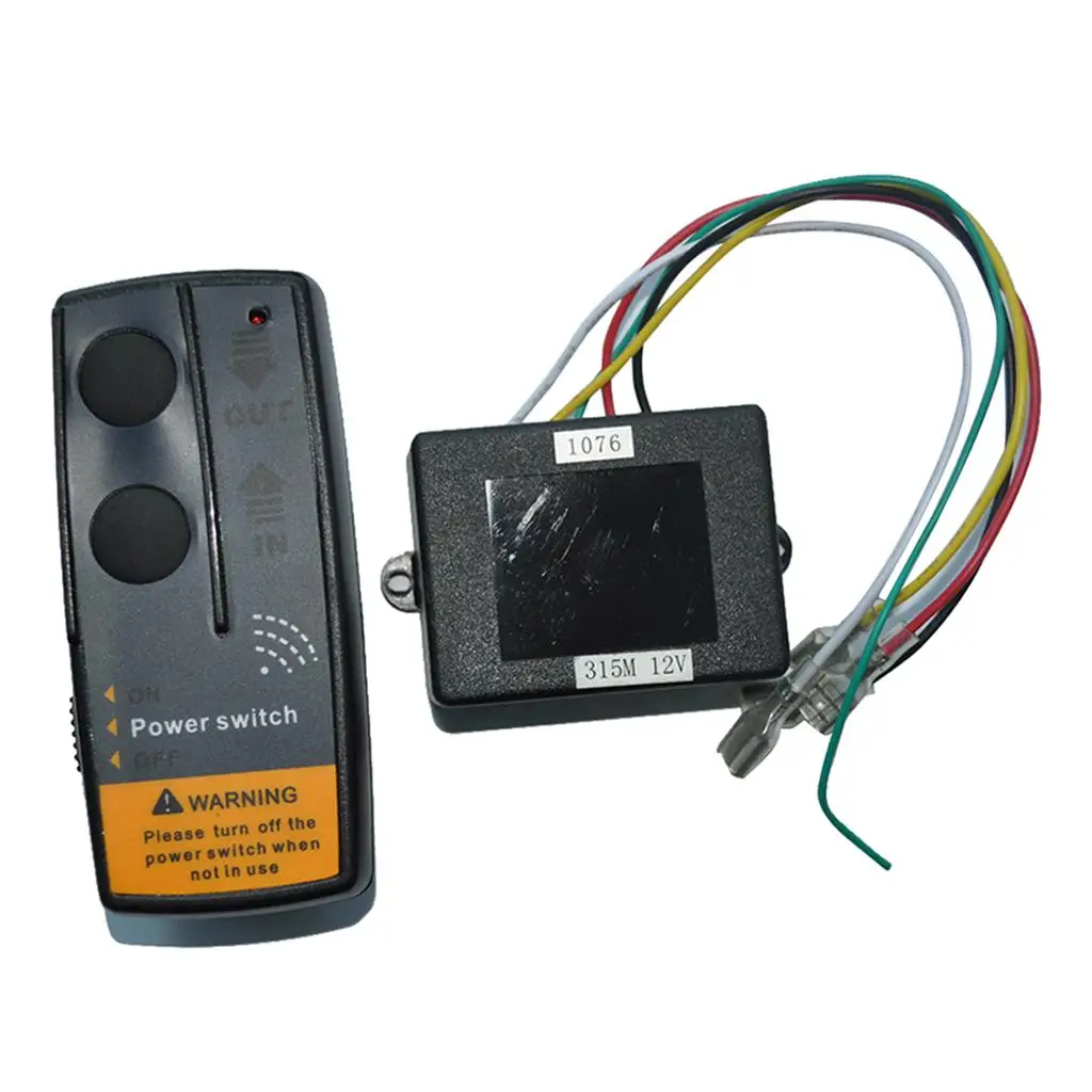 Anchor Remote Control Switch Wireless Waterproof Windlass Plastic Kit Marine Accessory for Yacht Airboat