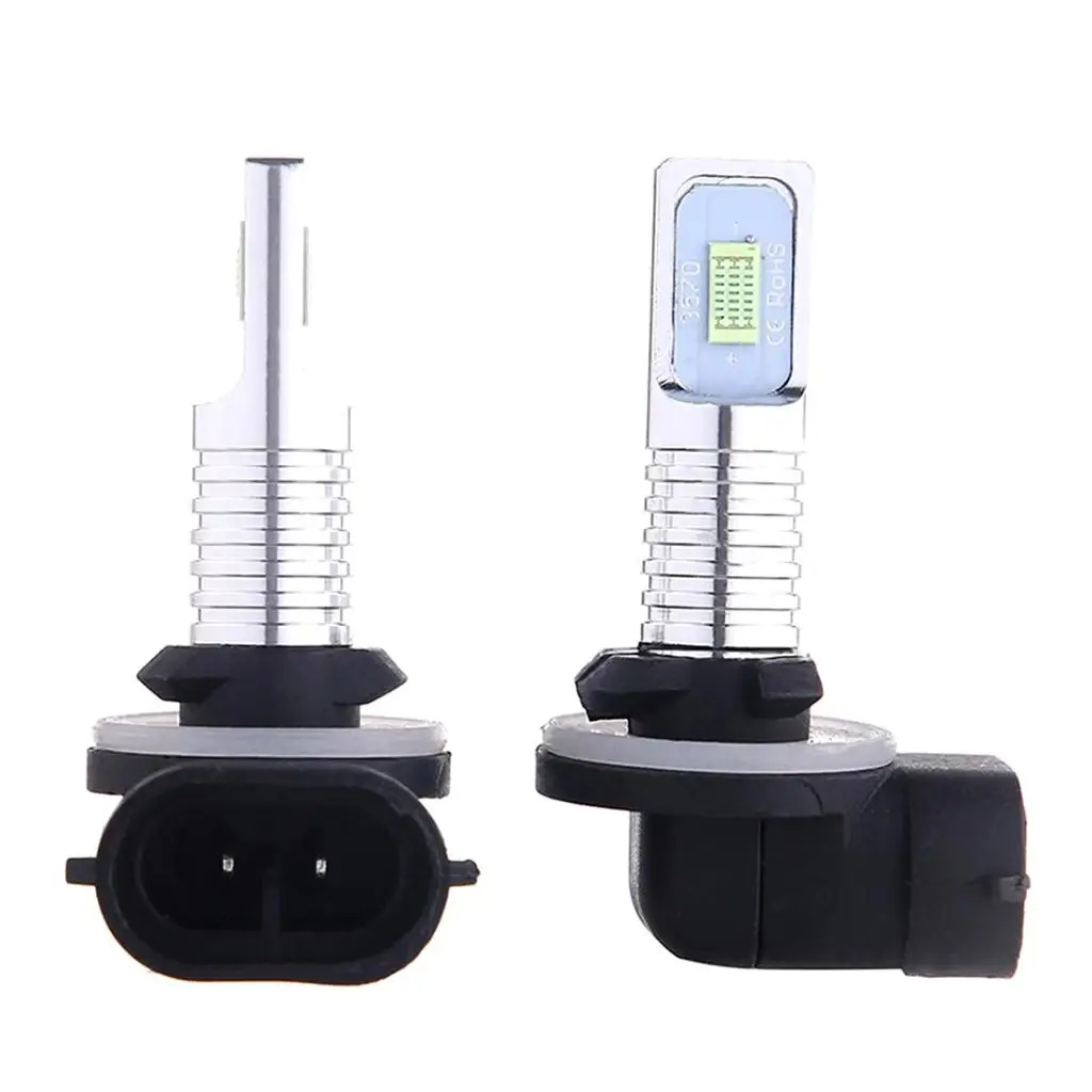 

Светодиодная лампа для фар автомобиля, ледяной синий, из алюминиевого сплава, Plug and Play, противотуманная фара для 12В/24В