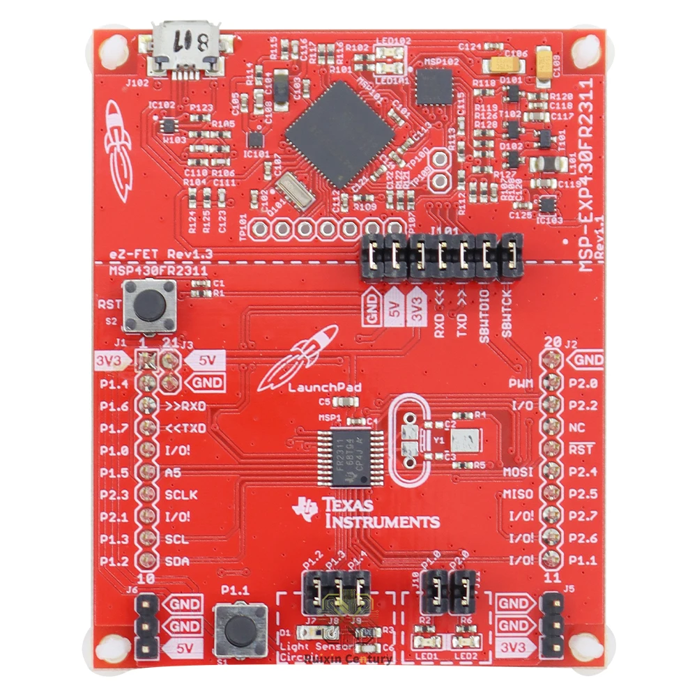 FOR TI MSP-EXP430FR2311 MSP430FR2311 LaunchPad Development Kit 16-Bit 16MHz 4KB FRAM eZ-FET EnergyTrace 20-Pin BoosterPack Board