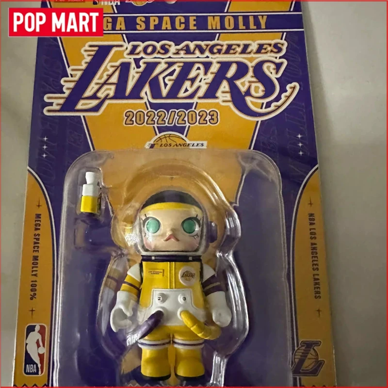 POP MART SPACE MOLLY LALIGA 100% NBA Lakers Nuggets Heat Celtics Rare Football La Liga Limited Edition Figure Collectible Toy - view 2