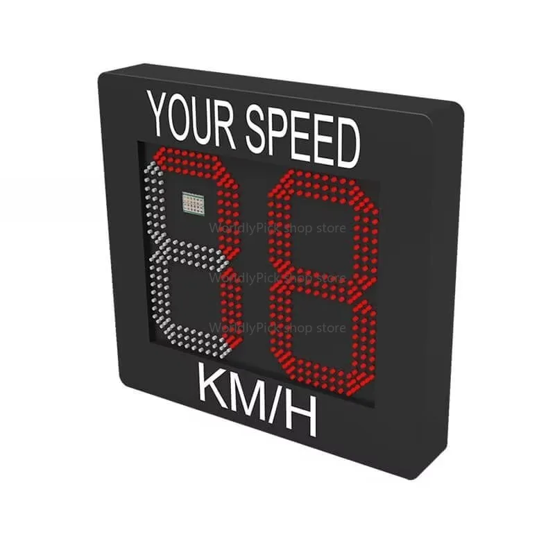 

Radar Speed Screen Radar Speed Detection System LED radar Speed Limit Two Digital Sign Road Safety Traffic Signs 110-240V DC 12V