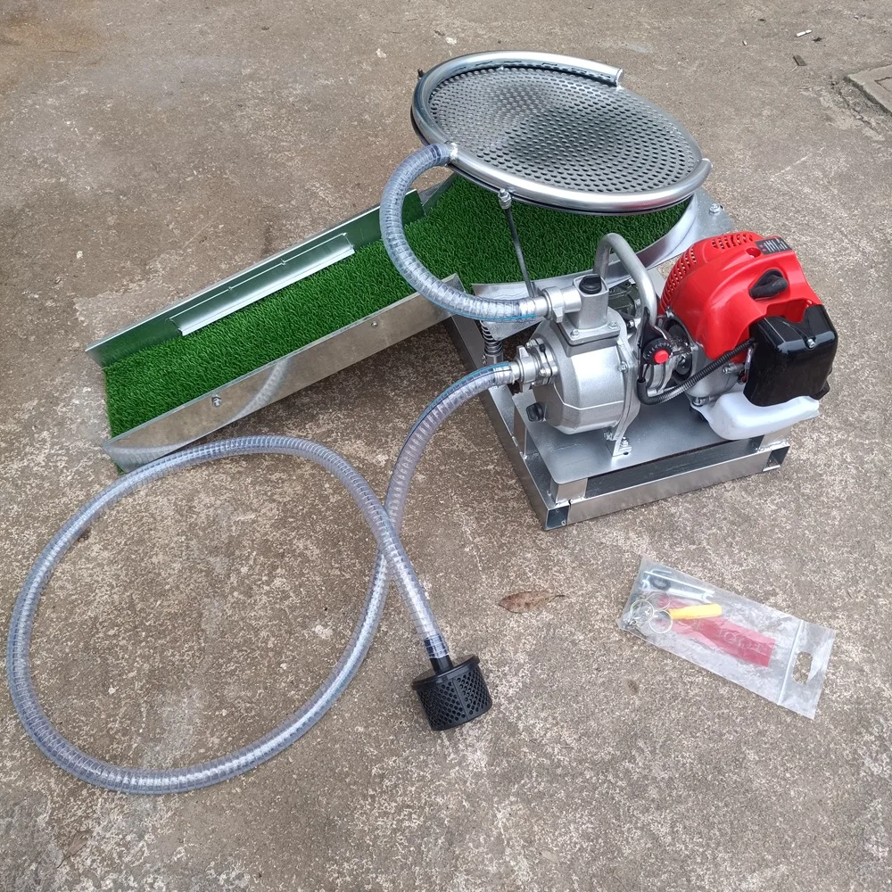 

Gold Mining Separator Gasoline Portable River Sand Gold Separation Device Tool
