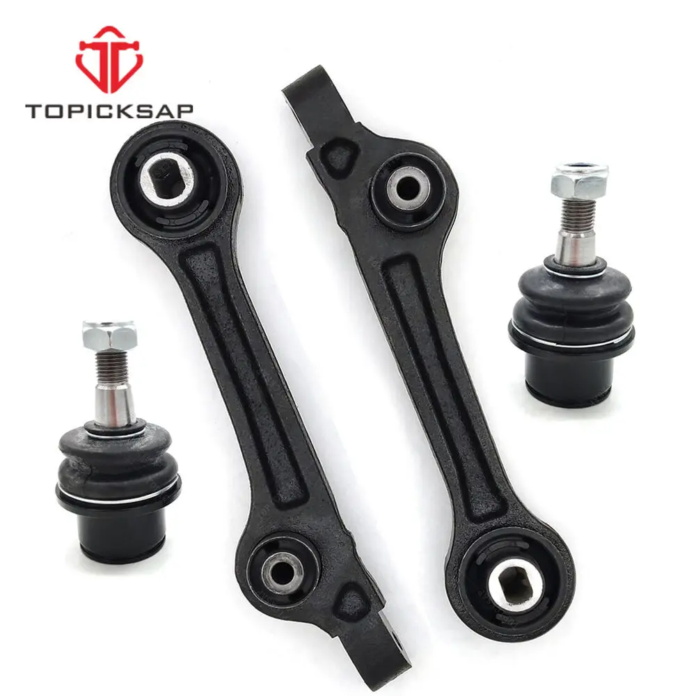 TOPICKSAP 4pcs Kits Front Lower Rearward Control Arm Ball Joints for Chrysler 300C Dodge Charger 2WD 2011 2012 - 2016