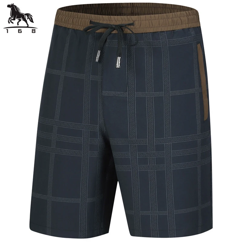 

Мужские шорты размером M-4XL 5XL, новые летние мужские шорты, повседневные спортивные брюки в полоску, спортивные брюки для фитнеса с пятью точками 2403