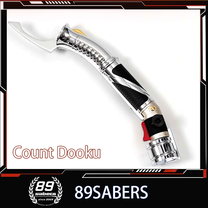 

[89SABERS] Count Dooku Lightsaber,All metal material,Reprint movie prop sizes 1:1,with 19 sets of sound fonts and light effects.