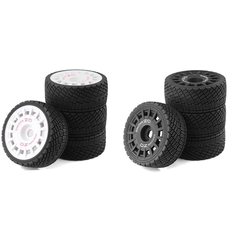 Eco-Friendly-4Pcs 100Mm 1/7 1/8 RC Rally Off-Road Buggy Tires Wheel 17Mm Hex For ARRMA Traxxas/Redcat/Losi/Kyosho HPI/HSP RC Car