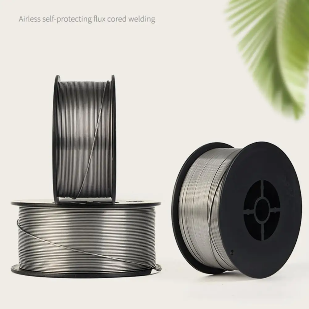 

1 Roll 0.8mm Welding Wire Wear-resistant Stable Carbon Steel Airless Self-protecting Welding Tool Wire for Household