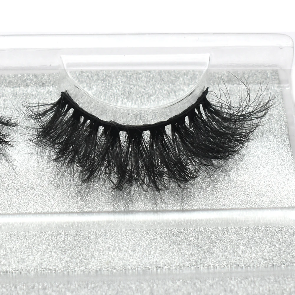 Fuzzy Messy Mink Eye Lashes clusters Dramatic Fluffy Soft fake lashes extension Natural Long Reusable Messy false eyelashes Lash