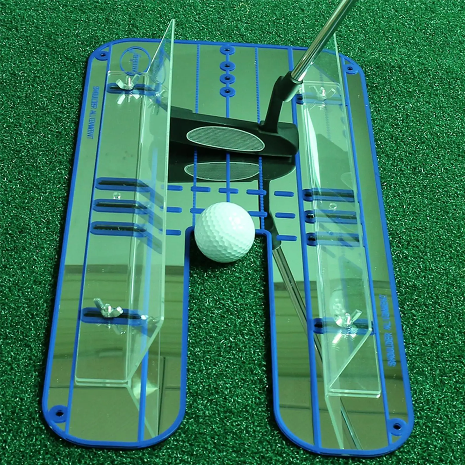 Golf Putting Mirror Alignment Training Aid Swing Line Trainer Eye