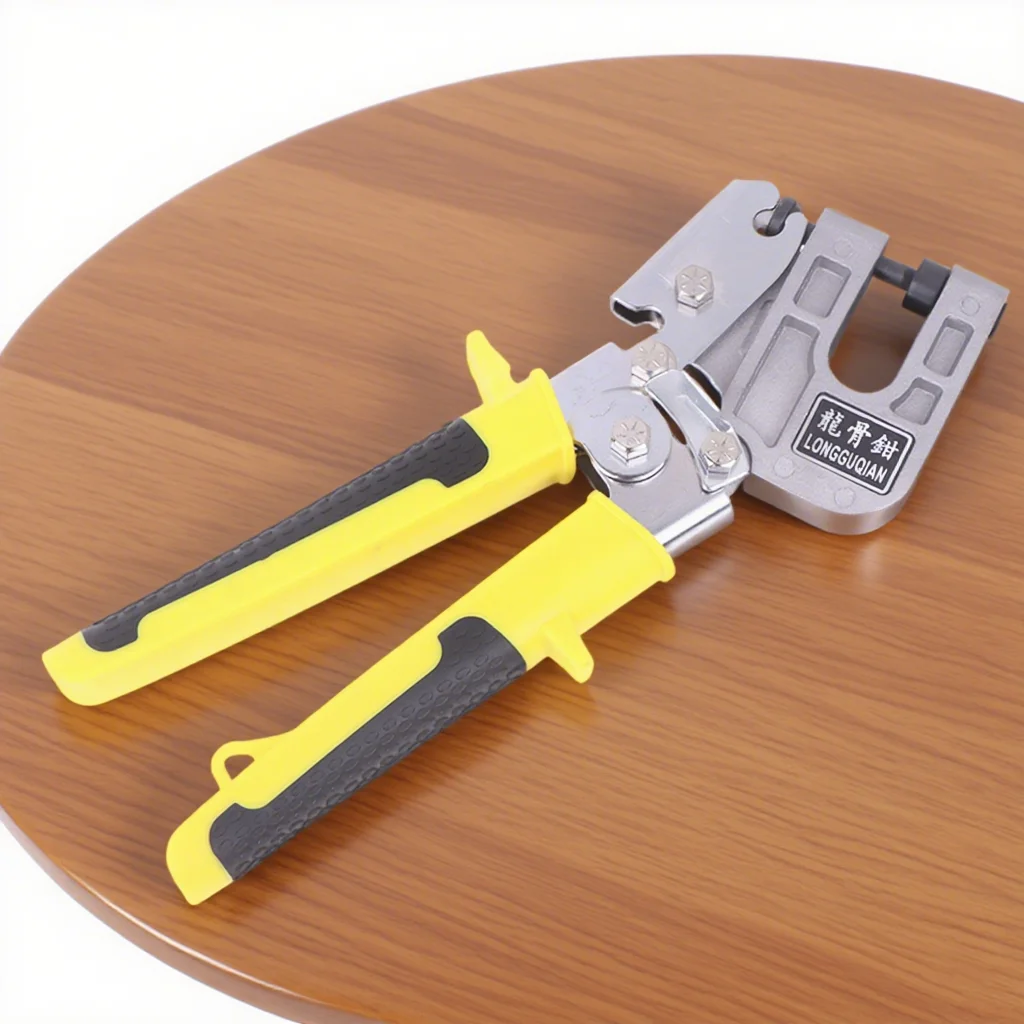 

1 шт., щипцы для шпилек со стальной ручкой, двуручные плоскогубцы для пробивания потолка, инструмент для гипсокартона, инструмент для крепления металлических шпилек и ключей