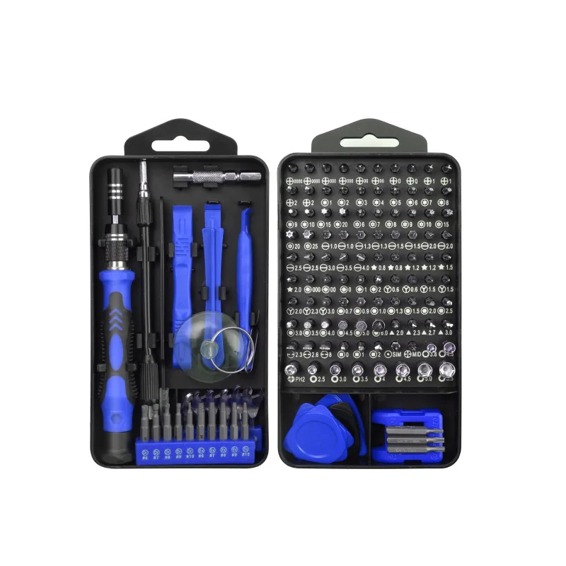 Multifunctional Screwdriver Set, Maintenance Tool, Combination Screwdriver Box, North American, 138 in 1