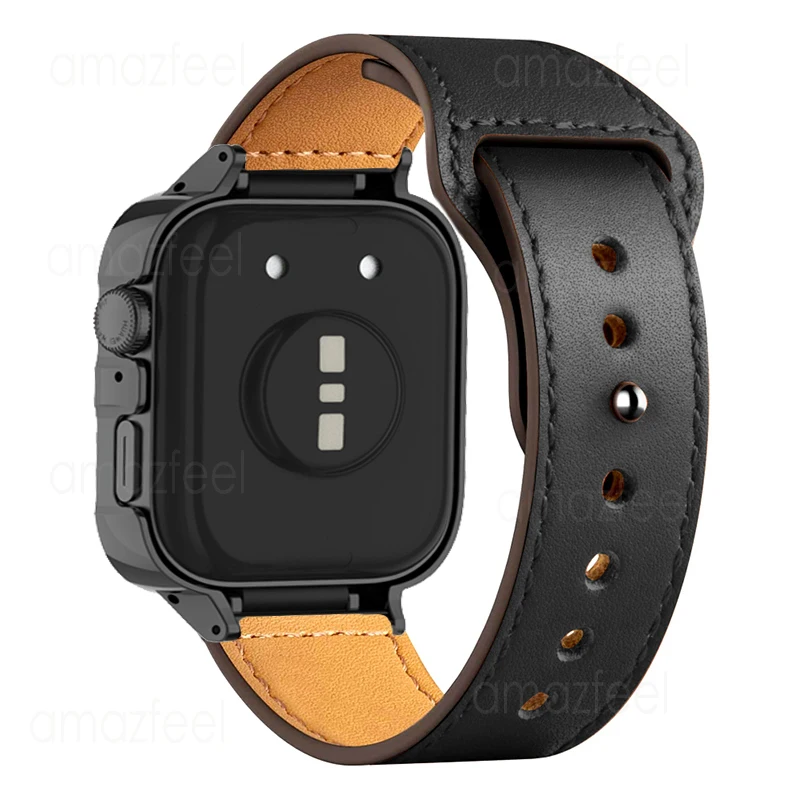 Correa de cuero para Huawei Watch Fit 3, correa de reloj para huawei Watch fit 3, pulsera huawei fit3, carcasa protectora de Metal