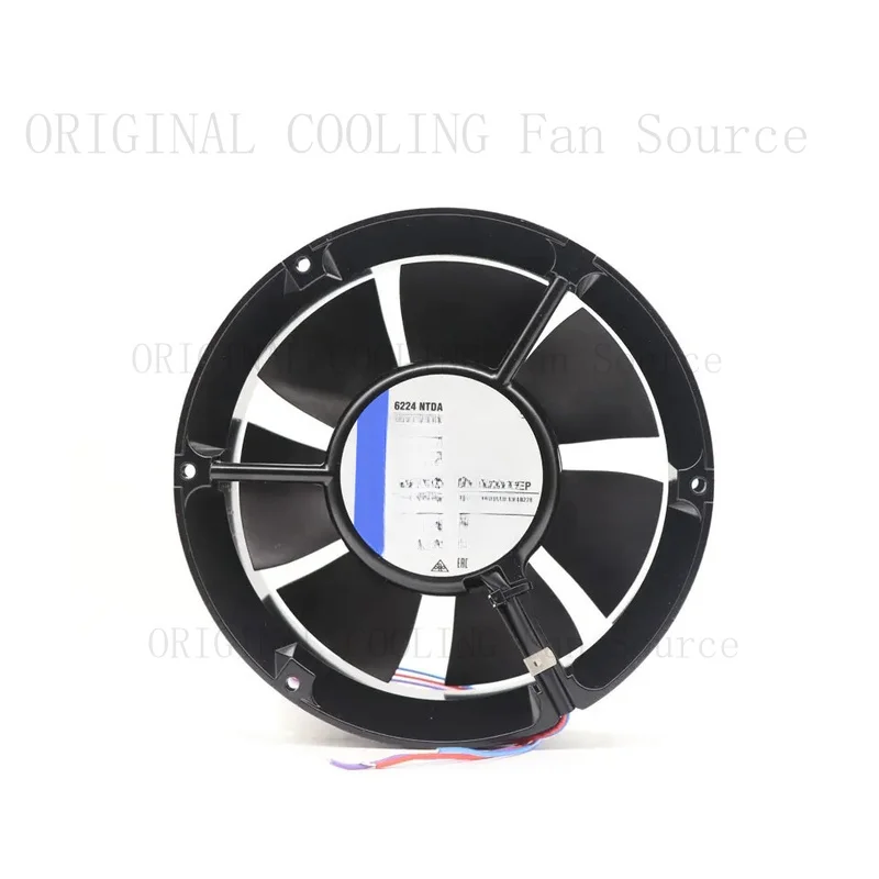 R+  New FOR Axial Fan DC 24V 50.4W 2.1A Φ172x51mm Cabinet Cooling Fan for 6224NTDA