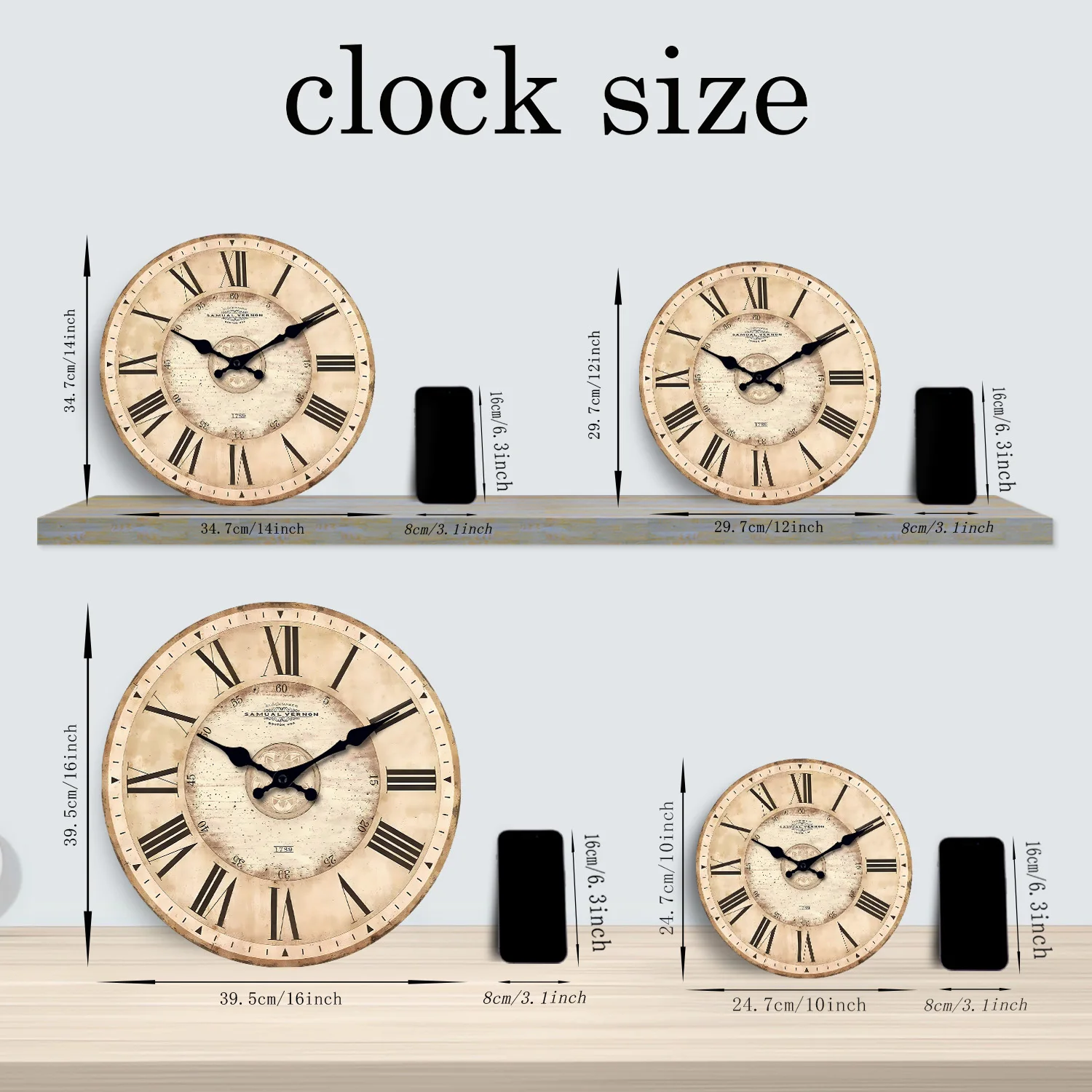 Thumbnail 3 - #3 Latest Silent Wall Clocks Offers