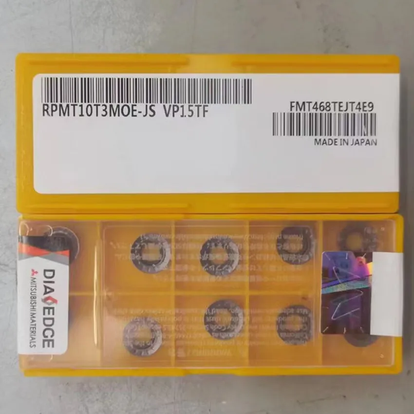 RPMT08T2MOE-JS VP15TF/RPMT10T3MOE-JS VP15TF/RPMT1204MOE-JS VP15TF/RPMT1606MOE-JS VP15TF  Original CNC carbide inserts 10PCS/BOX