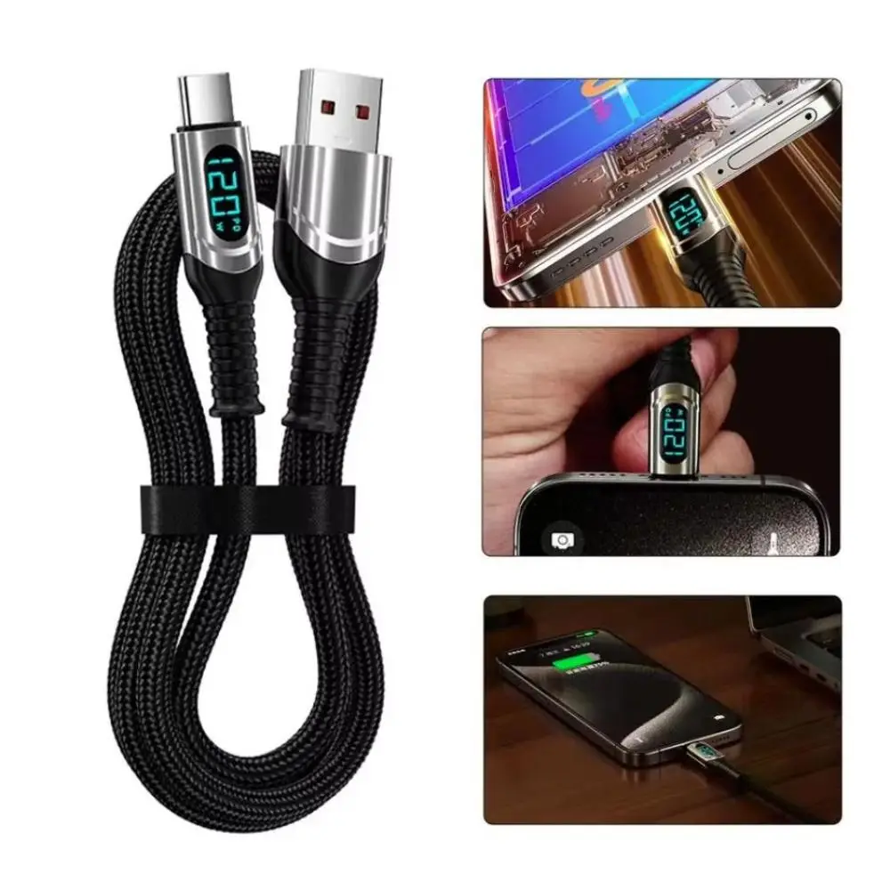 TPE USB Type C to C Cable Double Headed C to C Fast Charging Wire Lightweight Charging Type C Data Cable