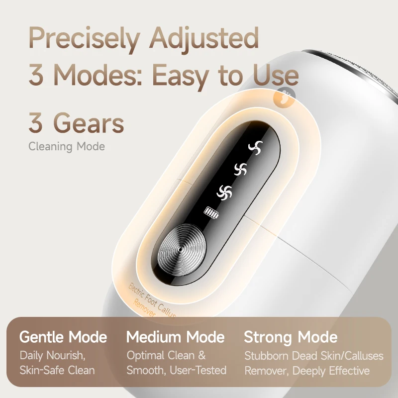 Luluskin électronique broyeur de pieds dissolvant de callosités exfoliant du pied peau morte éliminateur électrique outils de soins personnels des pieds