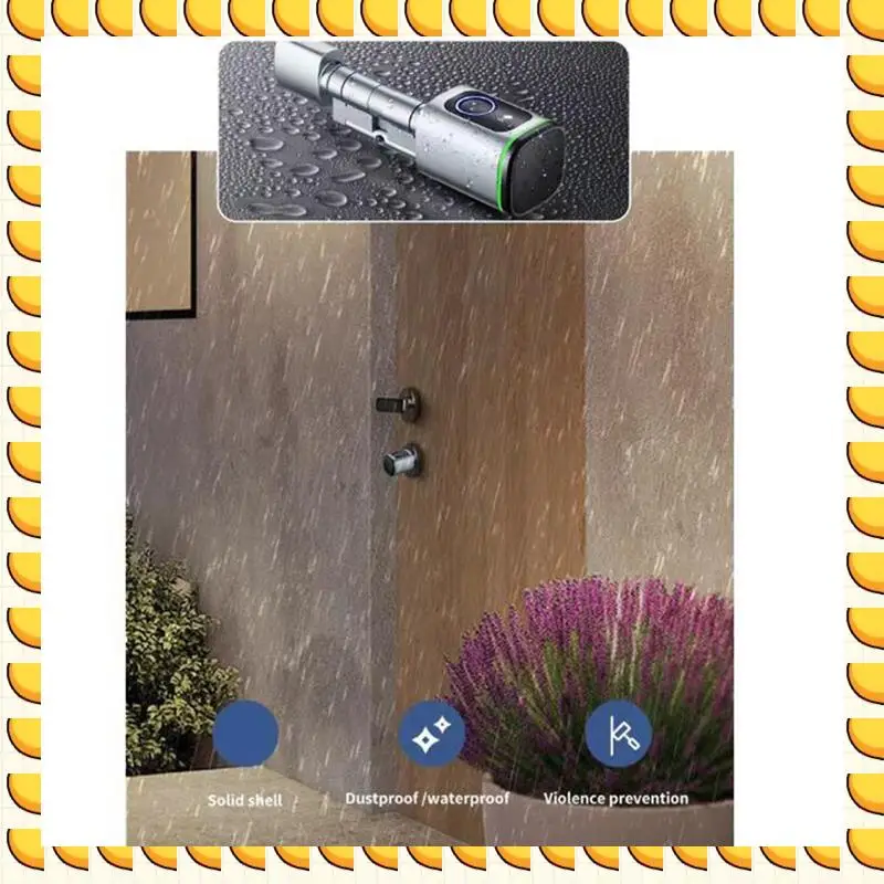 

BAAU Intelligent Lock Cylinder Tong Tong APP Card Anti-Theft Gate Fingerprint Lock Replacement Lock Cylinder