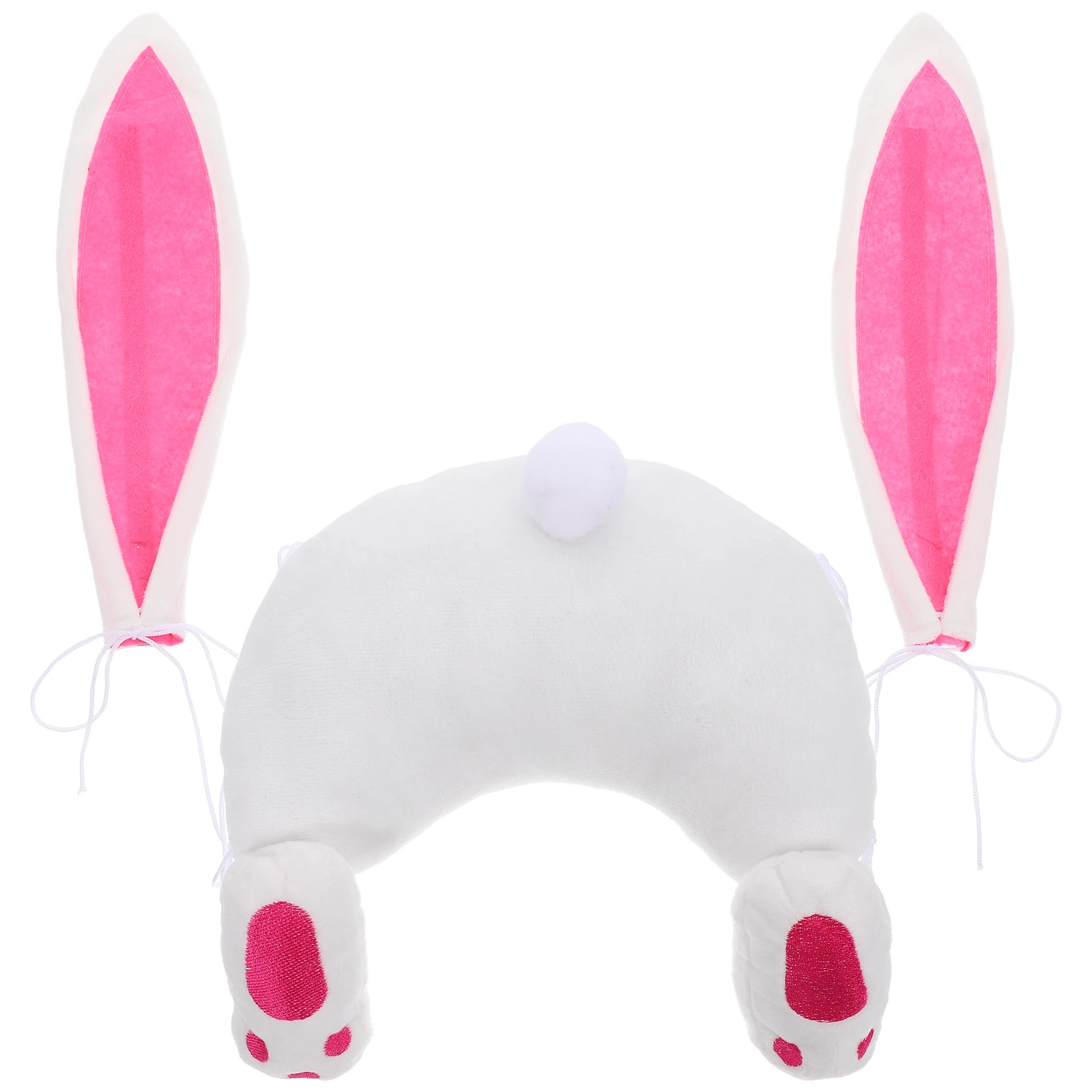 

Easter Bunny Wreath Accessories Clothing Ears Noodle Tail Costume Accessory Halloween