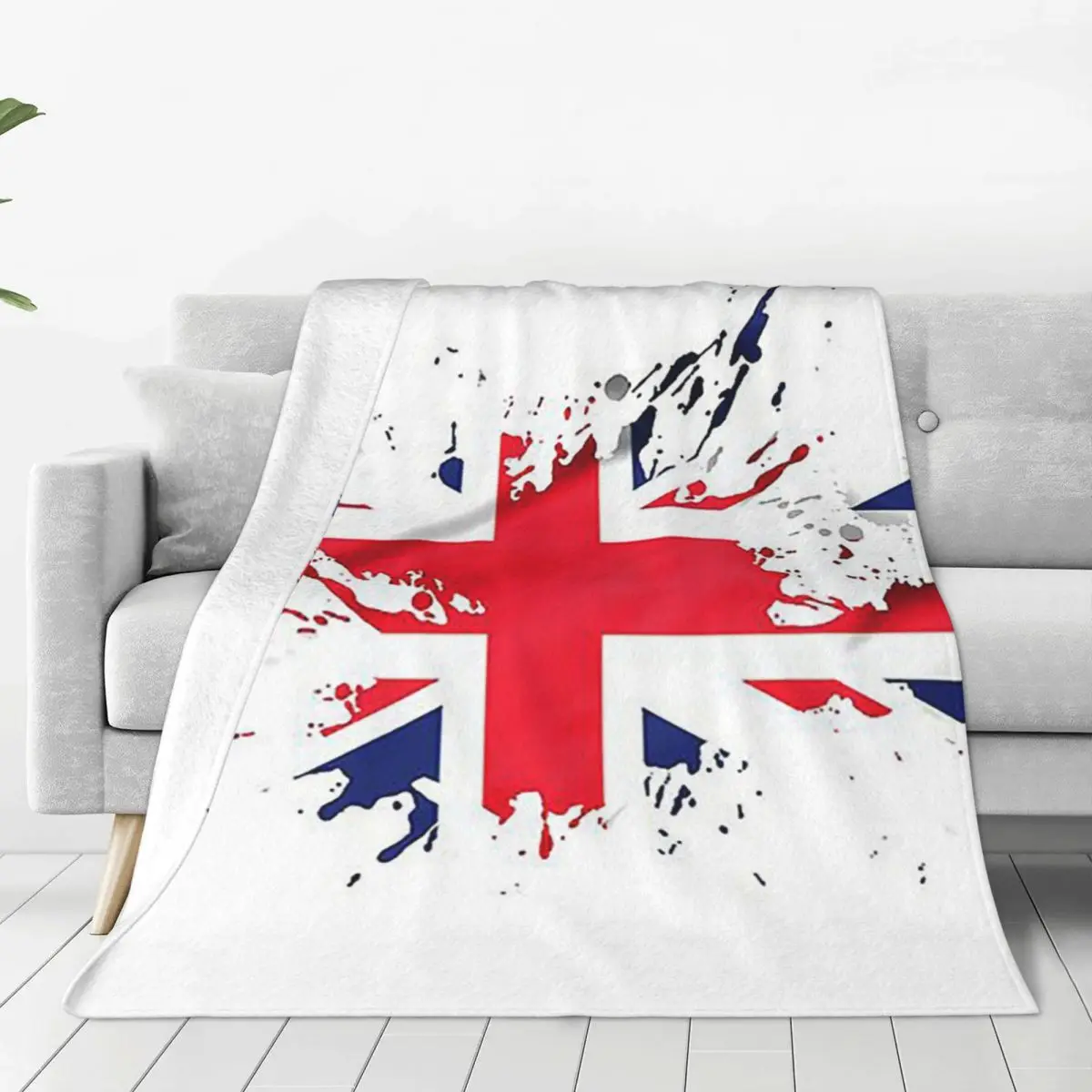 British Flag Union Flag UK Flag Union Jack Blankets Fleece Sofa Throw Blankets For Couch Bedding Outdoor Throws Bedspread Quilt